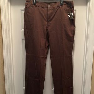 Kim Rogers - brown dress pants size 18